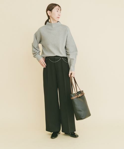 URBAN RESEARCH ITEMS / アーバンリサーチ アイテムズ ニット・セーター | ボトルネックニットプルオーバー | 詳細17