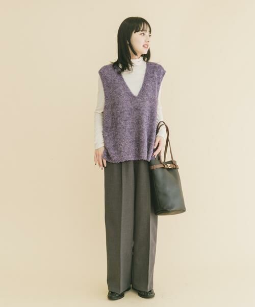 URBAN RESEARCH ITEMS / アーバンリサーチ アイテムズ ニット・セーター | リボンヤーンベスト | 詳細16