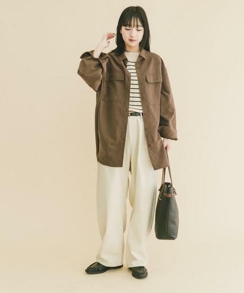 URBAN RESEARCH ITEMS / アーバンリサーチ アイテムズ シャツ・ブラウス | ピーチスキンシャツ | 詳細4