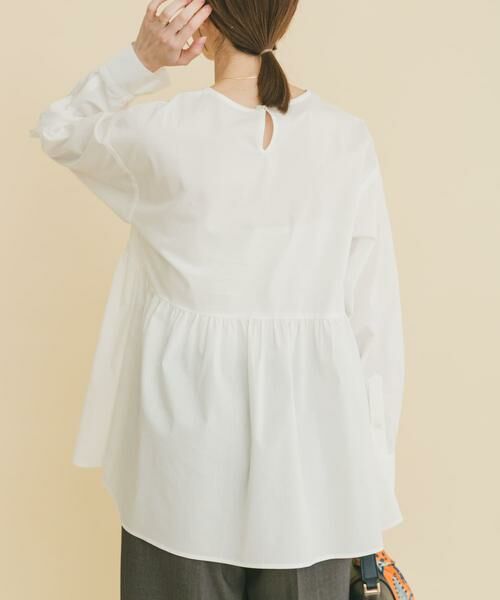 URBAN RESEARCH ITEMS / アーバンリサーチ アイテムズ シャツ・ブラウス | ギャザーペプラムブラウス | 詳細2