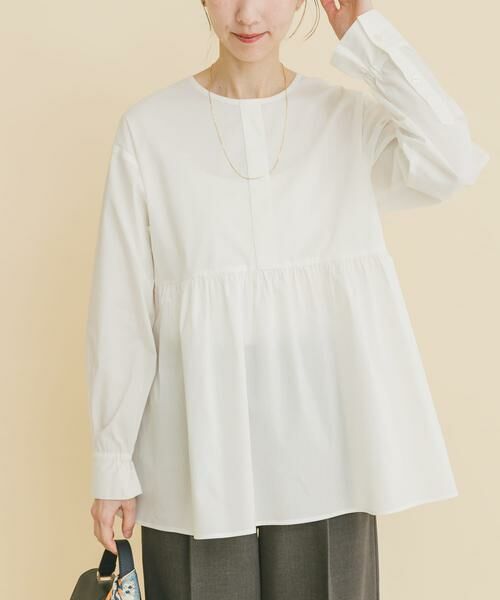 URBAN RESEARCH ITEMS / アーバンリサーチ アイテムズ シャツ・ブラウス | ギャザーペプラムブラウス | 詳細3