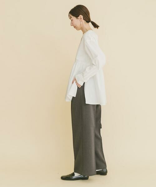 URBAN RESEARCH ITEMS / アーバンリサーチ アイテムズ シャツ・ブラウス | ギャザーペプラムブラウス | 詳細5