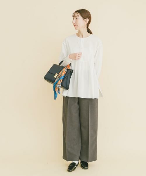 URBAN RESEARCH ITEMS / アーバンリサーチ アイテムズ シャツ・ブラウス | ギャザーペプラムブラウス | 詳細7