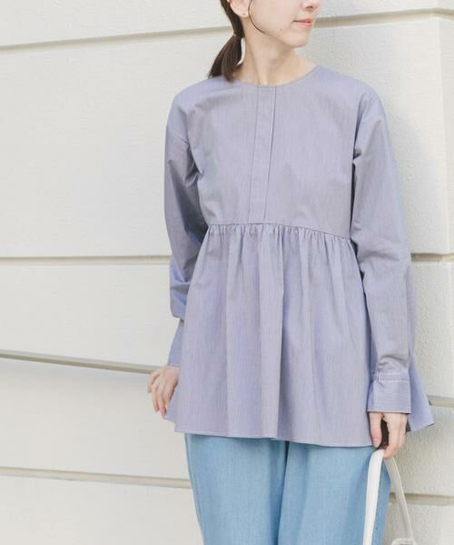 URBAN RESEARCH ITEMS / アーバンリサーチ アイテムズ シャツ・ブラウス | ギャザーペプラムブラウス | 詳細20