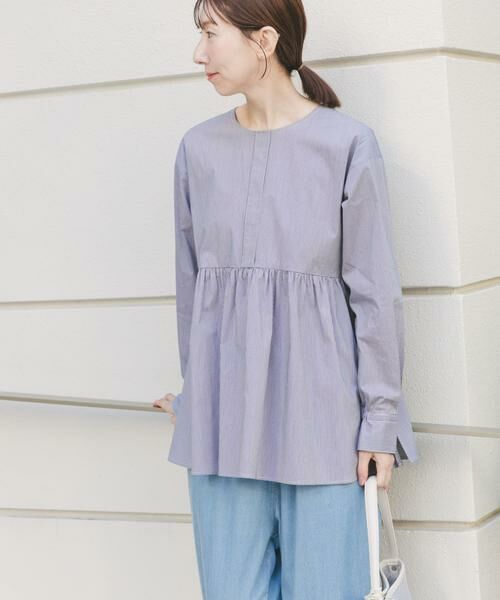 URBAN RESEARCH ITEMS / アーバンリサーチ アイテムズ シャツ・ブラウス | ギャザーペプラムブラウス | 詳細21