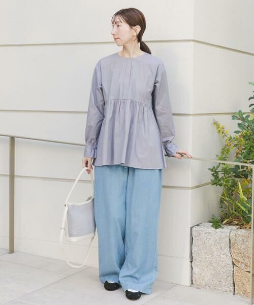 URBAN RESEARCH ITEMS / アーバンリサーチ アイテムズ シャツ・ブラウス | ギャザーペプラムブラウス | 詳細23