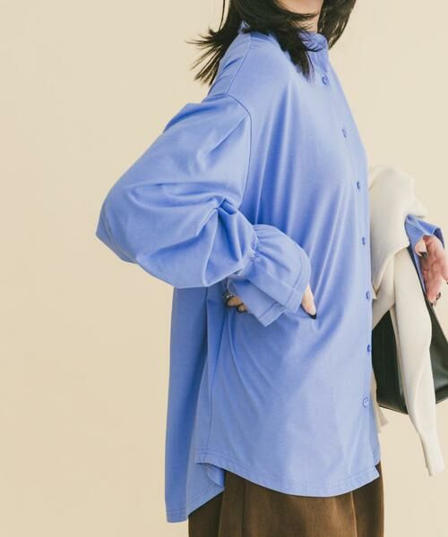 URBAN RESEARCH ITEMS / アーバンリサーチ アイテムズ シャツ・ブラウス | バンドカラーソデタックカットソー | 詳細2