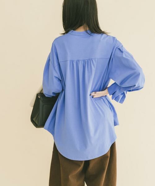 URBAN RESEARCH ITEMS / アーバンリサーチ アイテムズ シャツ・ブラウス | バンドカラーソデタックカットソー | 詳細3