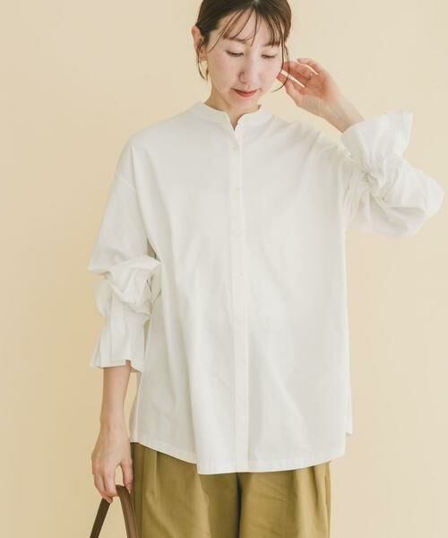 URBAN RESEARCH ITEMS / アーバンリサーチ アイテムズ シャツ・ブラウス | バンドカラーソデタックカットソー | 詳細14