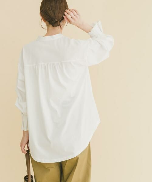 URBAN RESEARCH ITEMS / アーバンリサーチ アイテムズ シャツ・ブラウス | バンドカラーソデタックカットソー | 詳細15