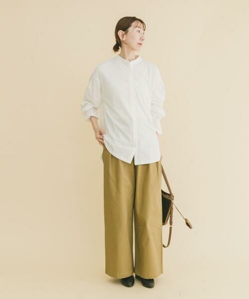 URBAN RESEARCH ITEMS / アーバンリサーチ アイテムズ シャツ・ブラウス | バンドカラーソデタックカットソー | 詳細17