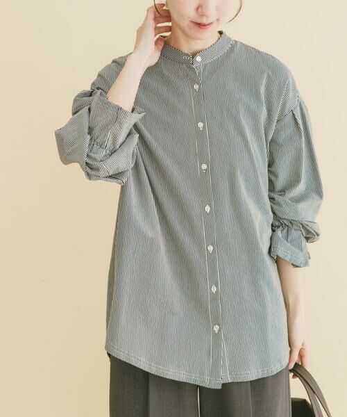 URBAN RESEARCH ITEMS / アーバンリサーチ アイテムズ シャツ・ブラウス | バンドカラーソデタックカットソー | 詳細21