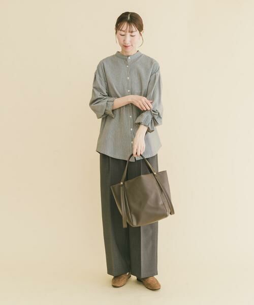 URBAN RESEARCH ITEMS / アーバンリサーチ アイテムズ シャツ・ブラウス | バンドカラーソデタックカットソー | 詳細22