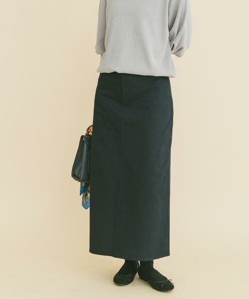 URBAN RESEARCH ITEMS / アーバンリサーチ アイテムズ スカート | ストレッチチノスカート（ネイビー）