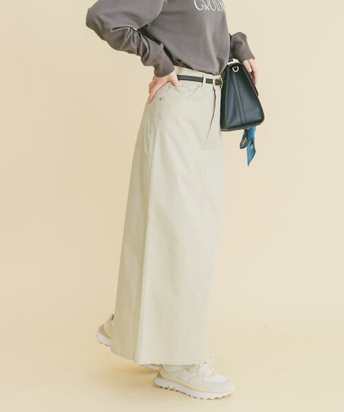 URBAN RESEARCH ITEMS / アーバンリサーチ アイテムズ スカート | ストレッチチノスカート | 詳細20