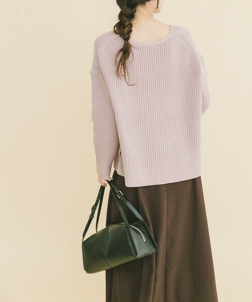 URBAN RESEARCH ITEMS / アーバンリサーチ アイテムズ ワンピース | 畦Vネックニット×キャミワンピースSET | 詳細2