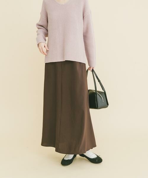 URBAN RESEARCH ITEMS / アーバンリサーチ アイテムズ ワンピース | 畦Vネックニット×キャミワンピースSET | 詳細3