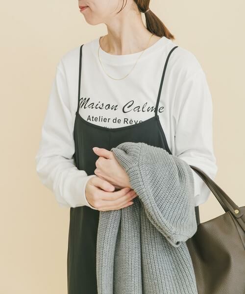 URBAN RESEARCH ITEMS / アーバンリサーチ アイテムズ ワンピース | 畦Vネックニット×キャミワンピースSET | 詳細14