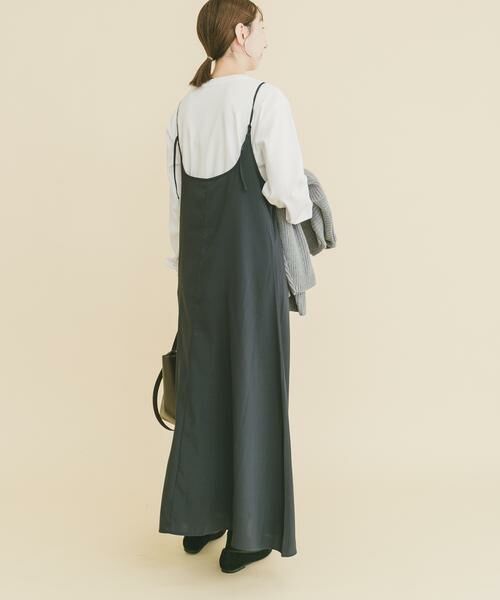 URBAN RESEARCH ITEMS / アーバンリサーチ アイテムズ ワンピース | 畦Vネックニット×キャミワンピースSET | 詳細16