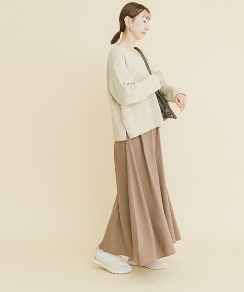 URBAN RESEARCH ITEMS / アーバンリサーチ アイテムズ ワンピース | 畦Vネックニット×キャミワンピースSET | 詳細22