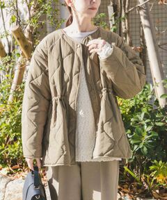 URBAN RESEARCH ITEMS / アーバンリサーチ アイテムズ ブルゾン | ドロストサイドオープン中綿ブルゾン