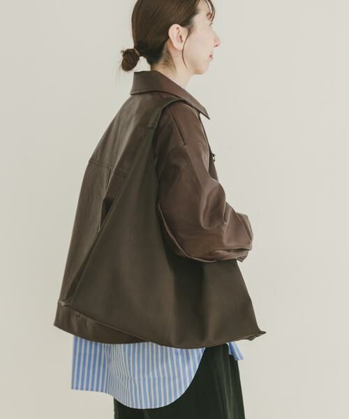 URBAN RESEARCH ITEMS / アーバンリサーチ アイテムズ レザーブルゾン・ジャケット | フェイクレザーZIPUPブルゾン | 詳細2