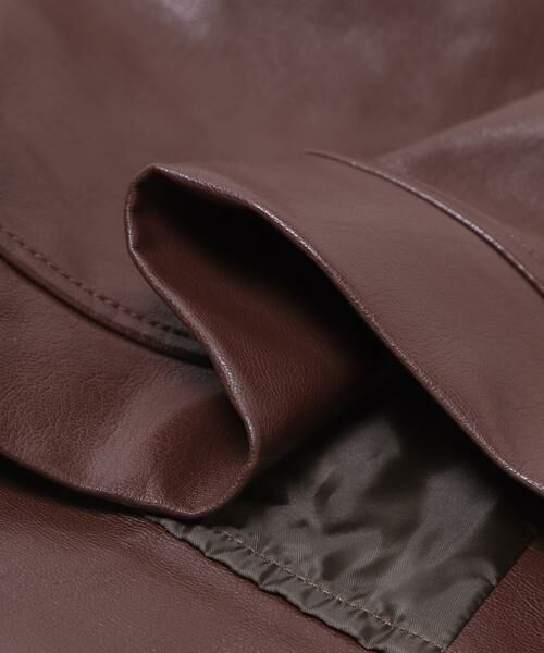 URBAN RESEARCH ITEMS / アーバンリサーチ アイテムズ レザーブルゾン・ジャケット | フェイクレザーZIPUPブルゾン | 詳細8