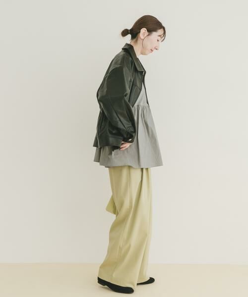 URBAN RESEARCH ITEMS / アーバンリサーチ アイテムズ レザーブルゾン・ジャケット | フェイクレザーZIPUPブルゾン | 詳細13