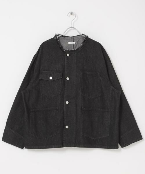 URBAN RESEARCH ITEMS / アーバンリサーチ アイテムズ Gジャン・デニムジャケット | デニムオーバーノーカラージャケット | 詳細11