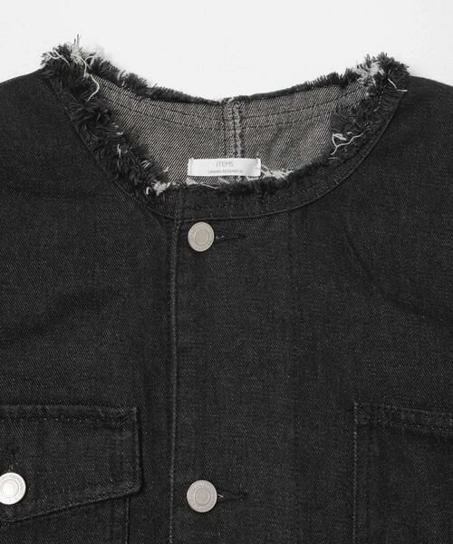 URBAN RESEARCH ITEMS / アーバンリサーチ アイテムズ Gジャン・デニムジャケット | デニムオーバーノーカラージャケット | 詳細13