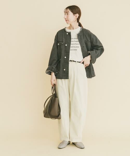 URBAN RESEARCH ITEMS / アーバンリサーチ アイテムズ Gジャン・デニムジャケット | デニムオーバーノーカラージャケット | 詳細16
