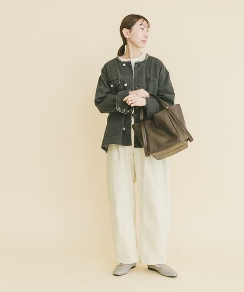 URBAN RESEARCH ITEMS / アーバンリサーチ アイテムズ Gジャン・デニムジャケット | デニムオーバーノーカラージャケット | 詳細17