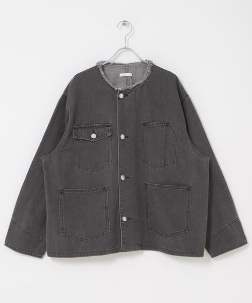 URBAN RESEARCH ITEMS / アーバンリサーチ アイテムズ Gジャン・デニムジャケット | デニムオーバーノーカラージャケット | 詳細18