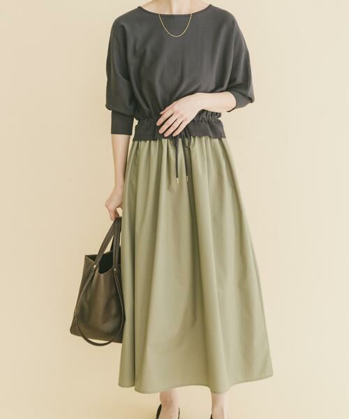 URBAN RESEARCH ITEMS / アーバンリサーチ アイテムズ ワンピース | ニットドッキングワンピース | 詳細1