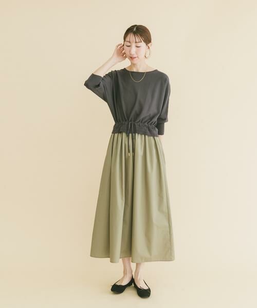 URBAN RESEARCH ITEMS / アーバンリサーチ アイテムズ ワンピース | ニットドッキングワンピース | 詳細3