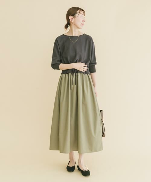 URBAN RESEARCH ITEMS / アーバンリサーチ アイテムズ ワンピース | ニットドッキングワンピース（ブルー）