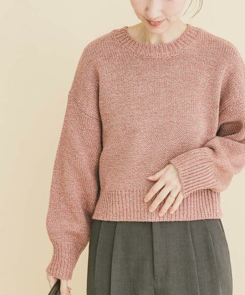 URBAN RESEARCH ITEMS / アーバンリサーチ アイテムズ ニット・セーター | ミックスヤーンニットプルオーバー | 詳細1