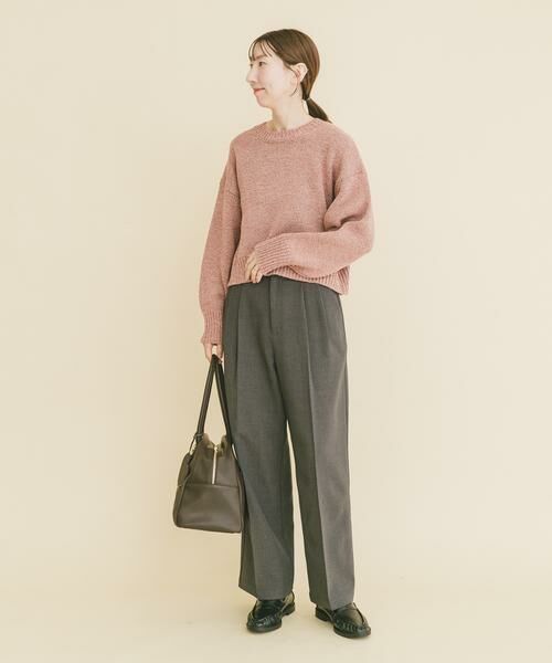 URBAN RESEARCH ITEMS / アーバンリサーチ アイテムズ ニット・セーター | ミックスヤーンニットプルオーバー | 詳細4