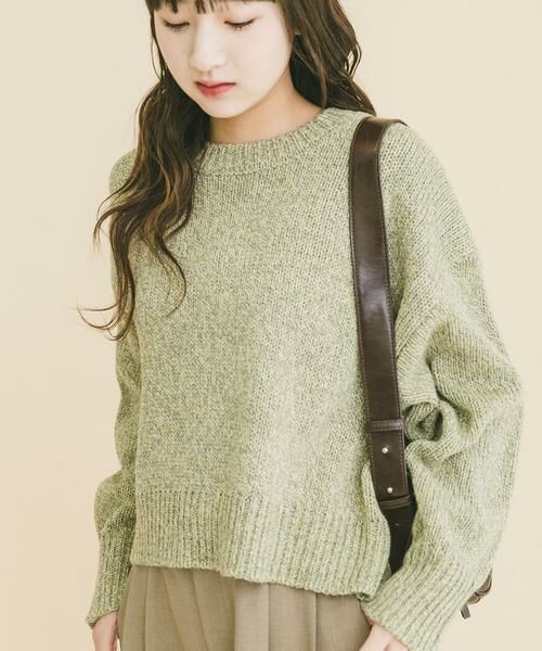 URBAN RESEARCH ITEMS / アーバンリサーチ アイテムズ ニット・セーター | ミックスヤーンニットプルオーバー | 詳細13