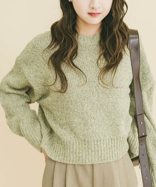 URBAN RESEARCH ITEMS / アーバンリサーチ アイテムズ ニット・セーター | ミックスヤーンニットプルオーバー | 詳細14