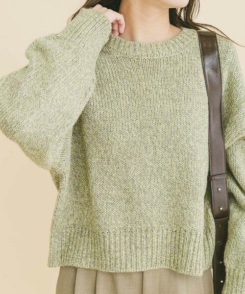 URBAN RESEARCH ITEMS / アーバンリサーチ アイテムズ ニット・セーター | ミックスヤーンニットプルオーバー | 詳細15