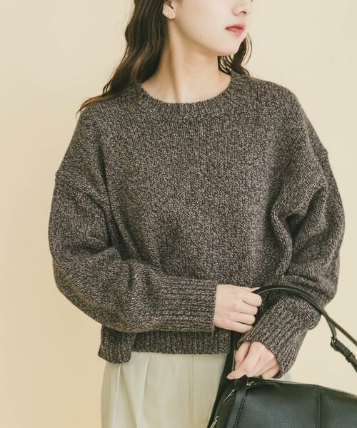 URBAN RESEARCH ITEMS / アーバンリサーチ アイテムズ ニット・セーター | ミックスヤーンニットプルオーバー | 詳細21
