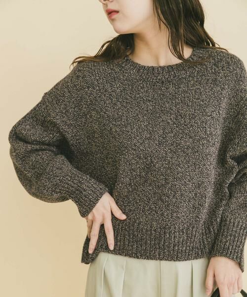 URBAN RESEARCH ITEMS / アーバンリサーチ アイテムズ ニット・セーター | ミックスヤーンニットプルオーバー | 詳細22