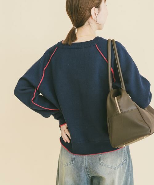 URBAN RESEARCH ITEMS / アーバンリサーチ アイテムズ ニット・セーター | ラグランスリーブリバーシブルニット | 詳細12