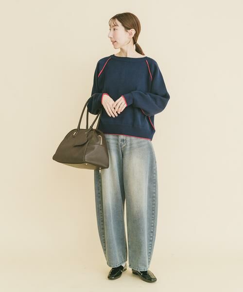 URBAN RESEARCH ITEMS / アーバンリサーチ アイテムズ ニット・セーター | ラグランスリーブリバーシブルニット | 詳細13