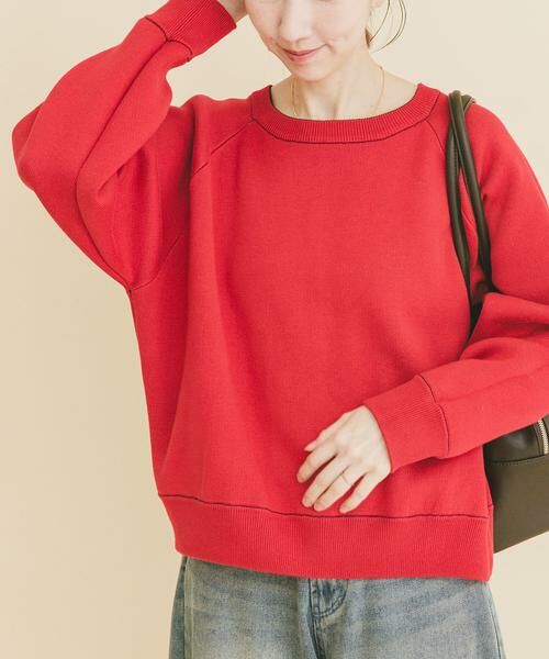 URBAN RESEARCH ITEMS / アーバンリサーチ アイテムズ ニット・セーター | ラグランスリーブリバーシブルニット | 詳細15