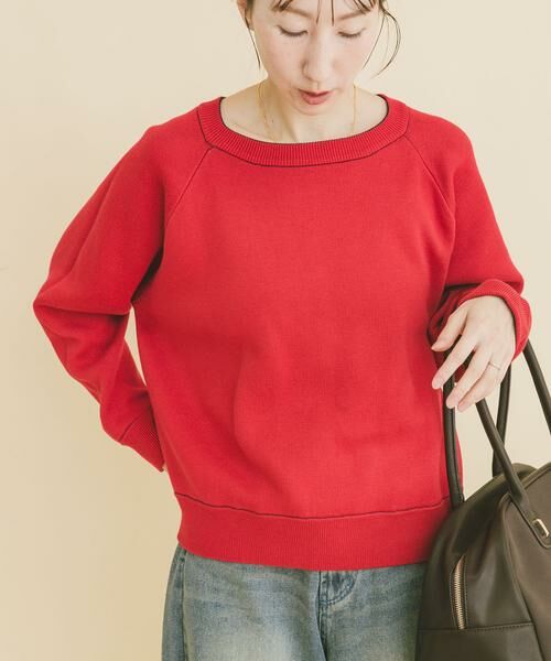 URBAN RESEARCH ITEMS / アーバンリサーチ アイテムズ ニット・セーター | ラグランスリーブリバーシブルニット | 詳細16