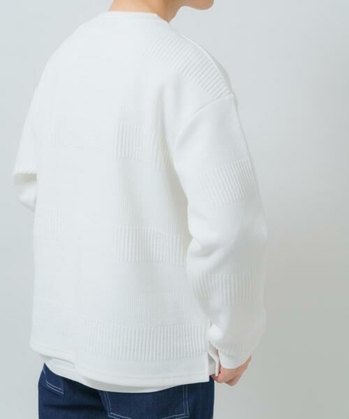 URBAN RESEARCH ITEMS / アーバンリサーチ アイテムズ スウェット | ランダムピッチジャカードtops | 詳細30