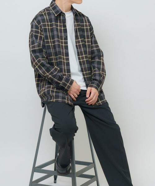 URBAN RESEARCH ITEMS / アーバンリサーチ アイテムズ シャツ・ブラウス | TRストレッチ チェックレギュラーカラーシャツ | 詳細27