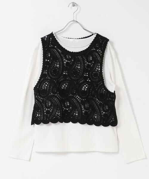 URBAN RESEARCH ITEMS / アーバンリサーチ アイテムズ Tシャツ | カギバリニット×ロングTシャツ | 詳細8